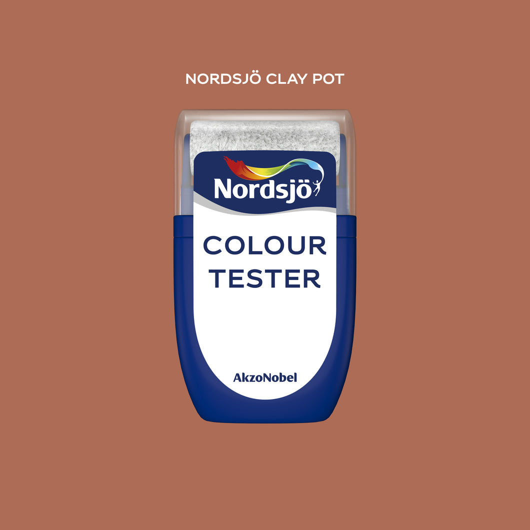 Colour tester i farve Clay Pot