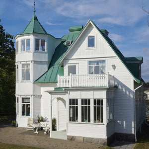 Test af udendørs maling i farven Nordsjö White