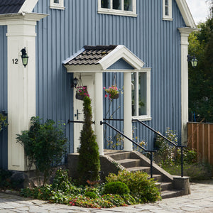 Test af udendørs maling i farven Nordsjö White