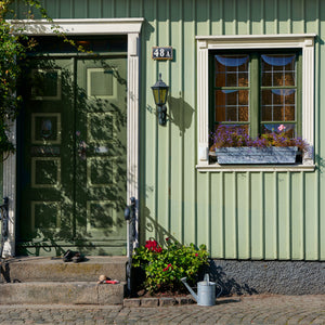 Test af udendørs maling i farven Nordsjö My Garden