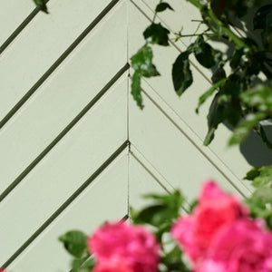 Test af udendørs maling i farven Nordsjö My Garden