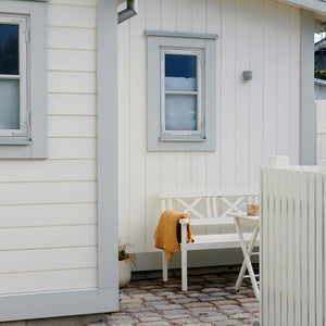 Test af udendørs maling i farven Nordsjö White