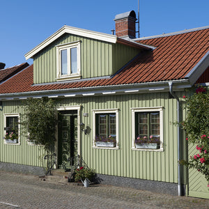 Test af udendørs maling i farven Nordsjö My Garden